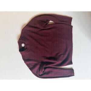 a new day Women's Burgundy Sweater XS